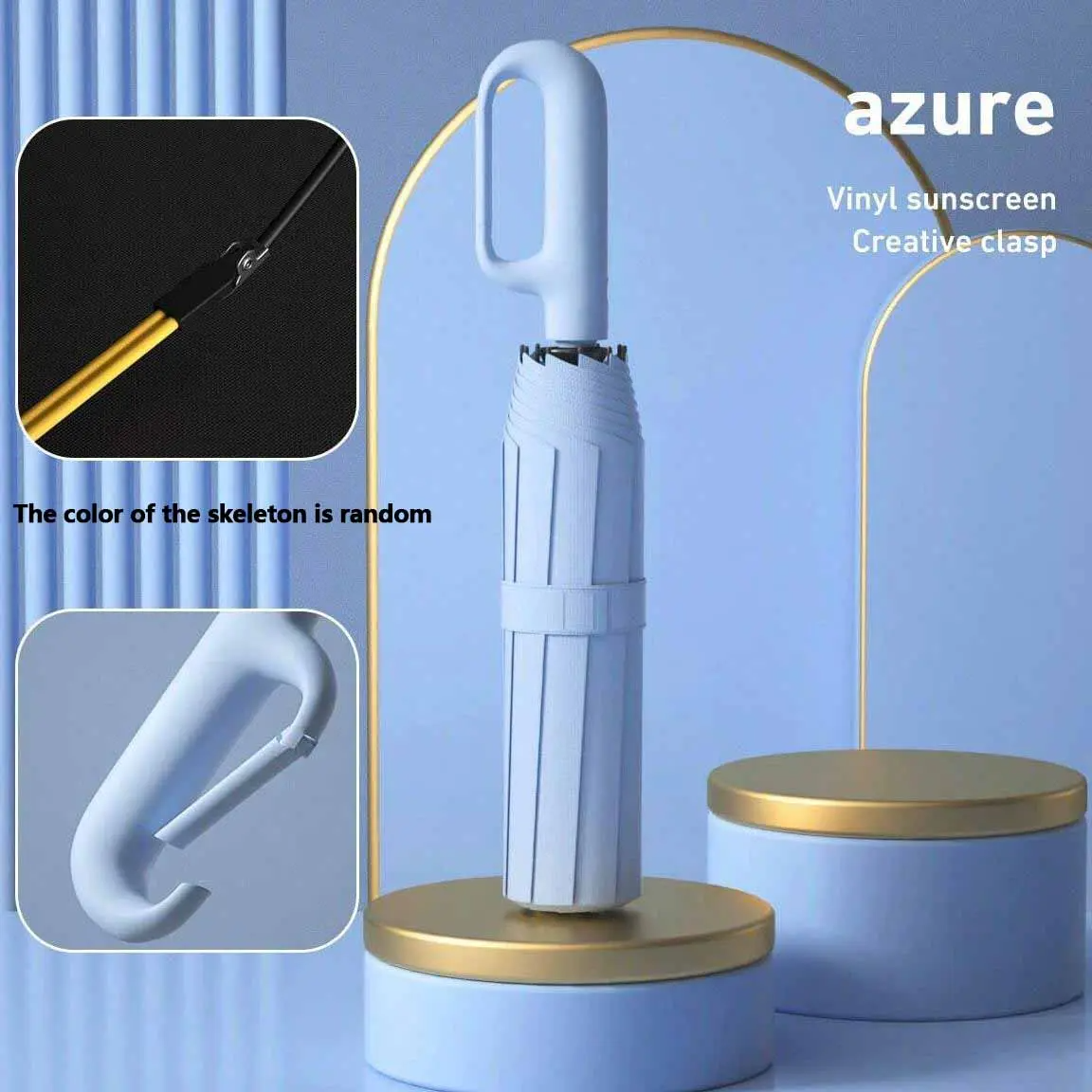 Automatic Folding Umbrella – Windproof & Waterproof Travel Umbrella for Men & Women