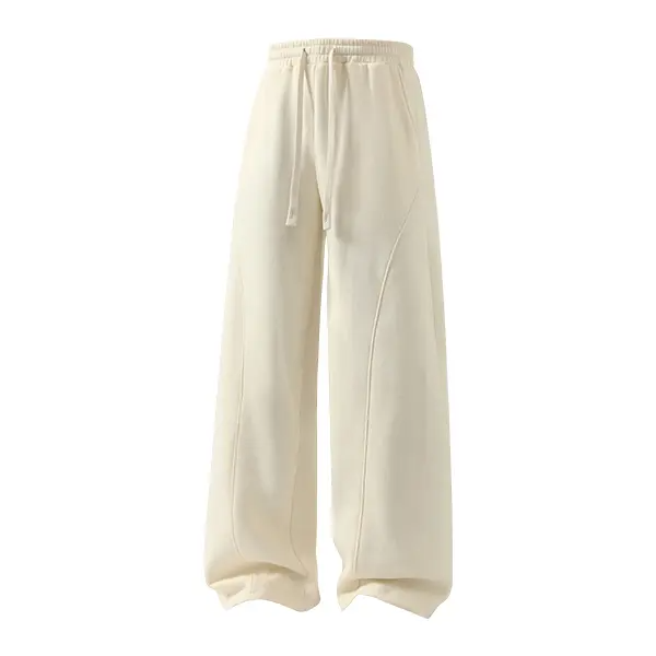 Men's Fleece-Lined Sweatpants—Warm, Loose-Fitting, and Comfortable