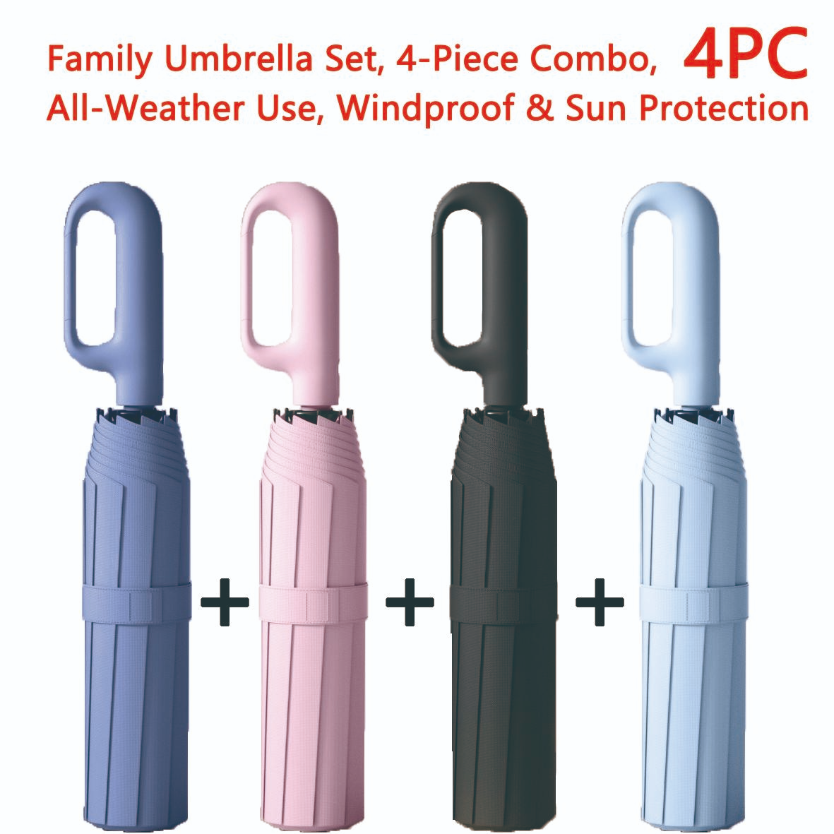 Automatic Folding Umbrella – Windproof & Waterproof Travel Umbrella for Men & Women