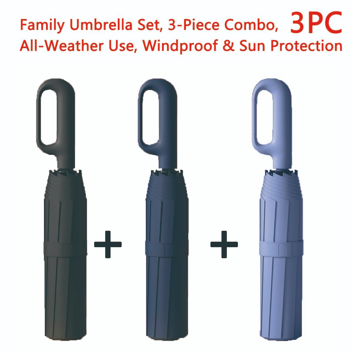 Automatic Folding Umbrella – Windproof & Waterproof Travel Umbrella for Men & Women