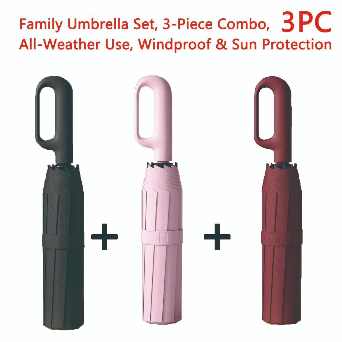 Automatic Folding Umbrella – Windproof & Waterproof Travel Umbrella for Men & Women