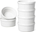 Ramekins 4 OZ Oven Safe, Creme Brulee Ramekins, Pudding Custard Cups Souffle Ramiken