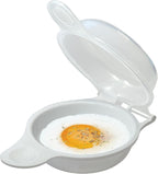 Microwave Egg Cooker/Poacher - Easy Scrambled Omelet Maker & Breakfast Cookware