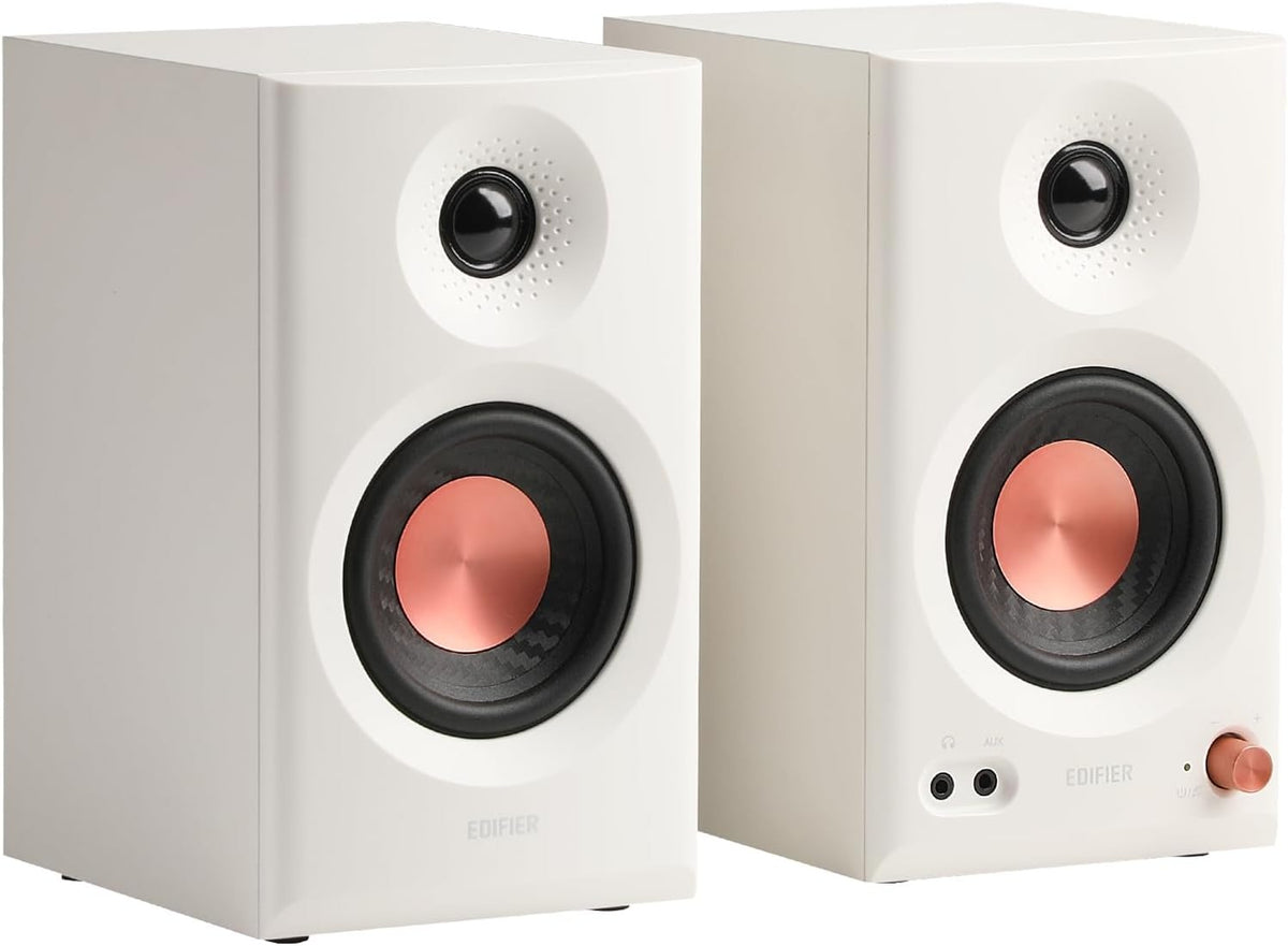 Powered Studio Monitor Speakers, Hi-Res Audio Certified Bluetooth V5.4 Active Bookshelf Loudspeakers