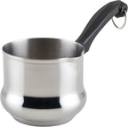 Stainless Steel Butter Warmer & Melting Pot – Even Heating, Oven Safe, Easy Pour Spout