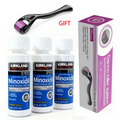 Hair & Beard Growth Kit with Minoxidil & Derma Roller