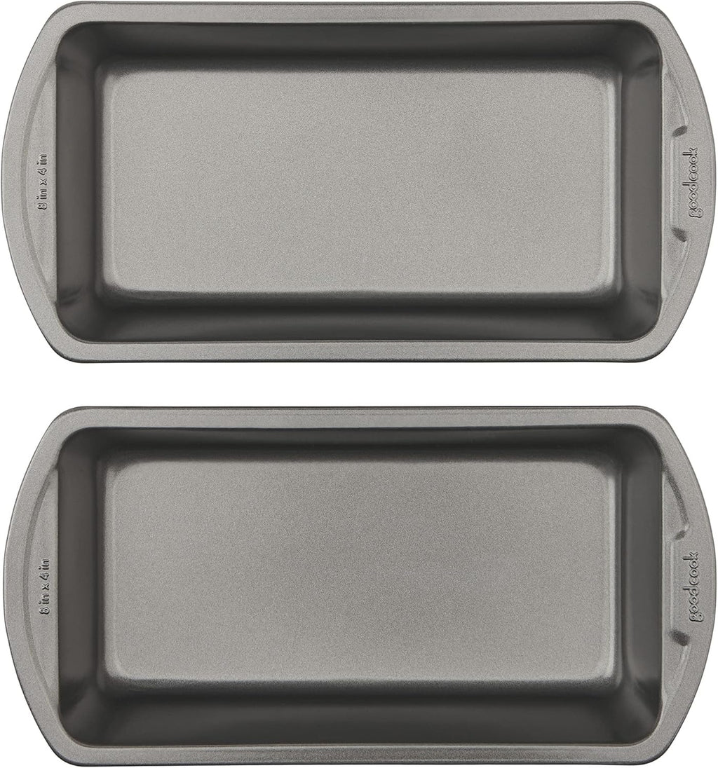 Nonstick Loaf Pan 8 x 4-Inch Heavy-Duty Steel Bakeware with Easy-Clean Non-Stick Coating, Oven & Dishwasher Safe Pan for Meatloaf Breads Lasagnas Casseroles & More