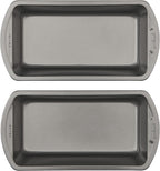 Nonstick Loaf Pan 8 x 4-Inch Heavy-Duty Steel Bakeware with Easy-Clean Non-Stick Coating, Oven & Dishwasher Safe Pan for Meatloaf Breads Lasagnas Casseroles & More
