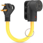 30 to 50 Amp (Male-Female) Dogbone Adapter RV Electrical Power Plug Converter