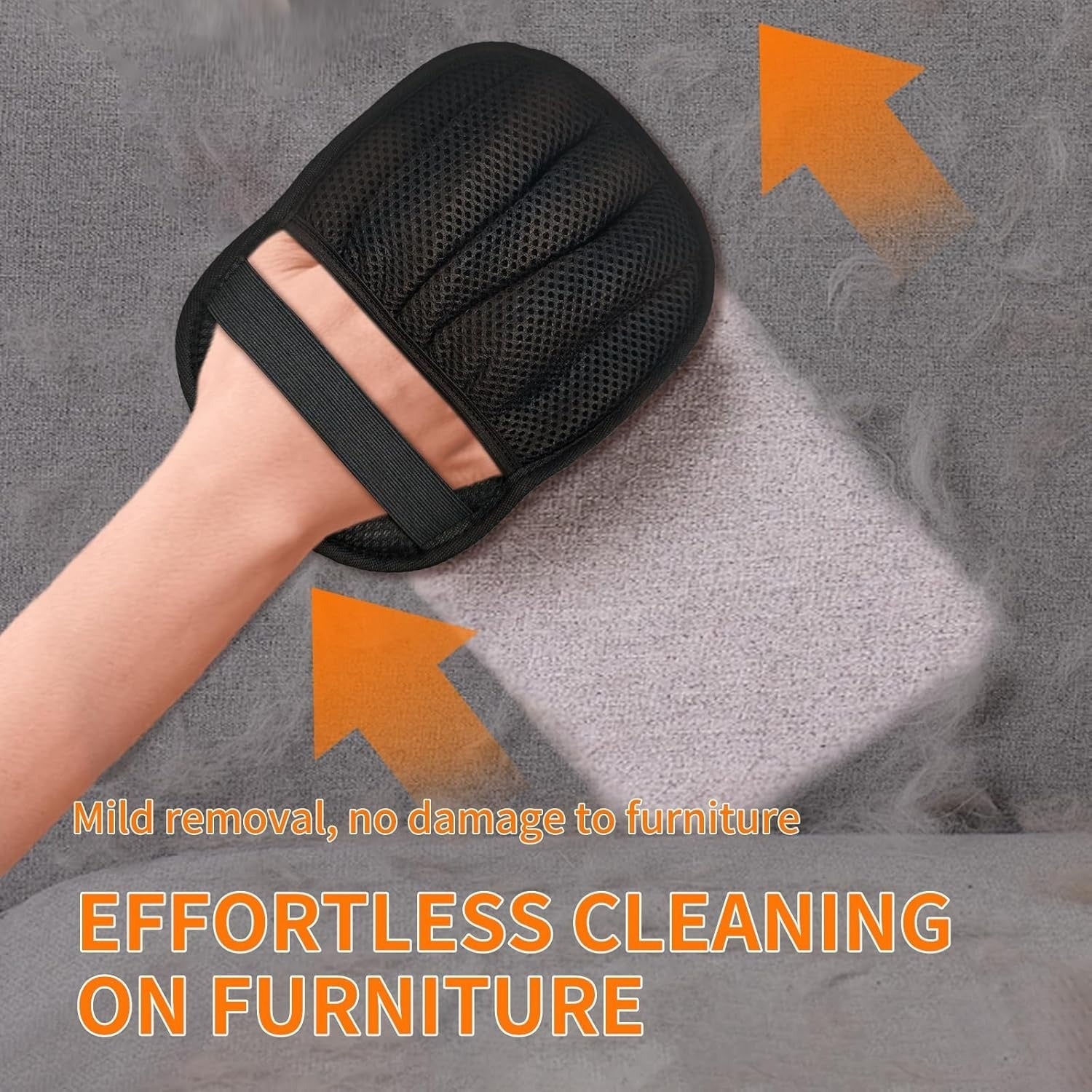 Pet Hair Removal Glove for Dogs Cats Efficient Pet Hair Remover for Furniture