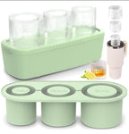 cup accessories silicone ice cube mold tray with lid for 20-40 oz tumbl