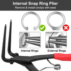 90 Degree Internal Master Cylinder Snap Ring Pliers Heavy Duty Long Nose Pliers