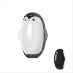 Reusable Penguin Lint Roller, Washable Adhesive Roller for Pet Hair, (Black)