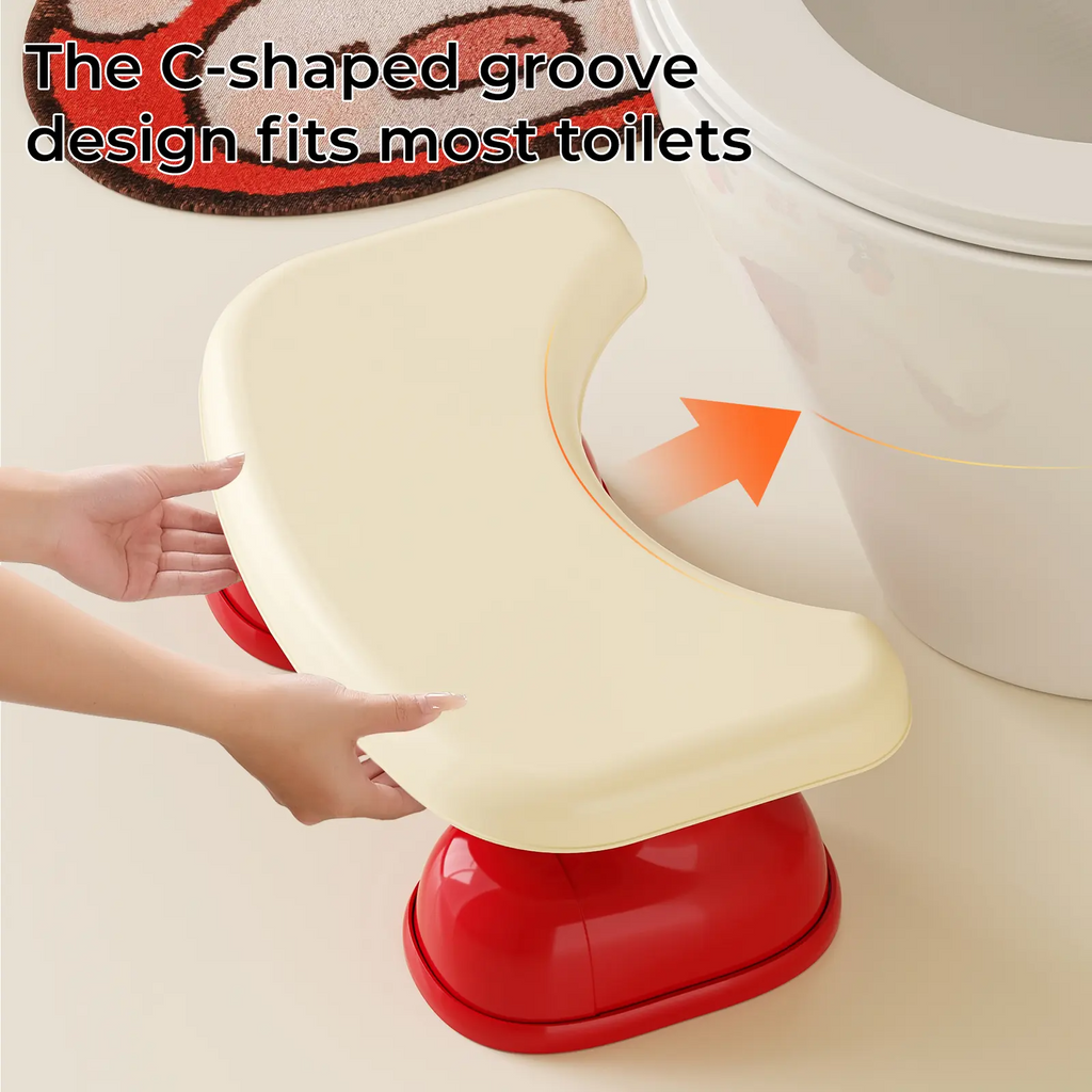 UFORU Squatting Toilet Stool – Anti-Slip, Reduces Strain & Constipation
