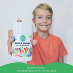 Fresh Monster Natural Deodorant for Kids – 3-Pack | Aluminum-Free, 24-Hour Protection