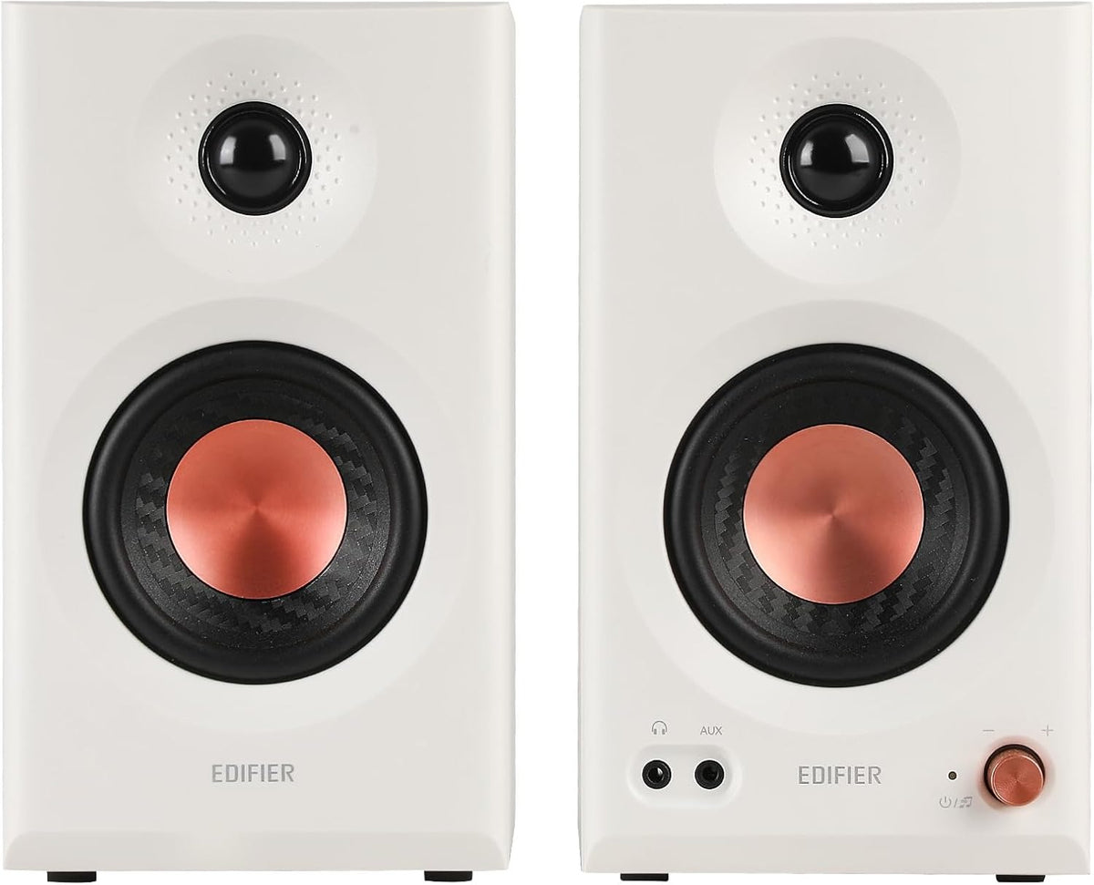 Powered Studio Monitor Speakers, Hi-Res Audio Certified Bluetooth V5.4 Active Bookshelf Loudspeakers