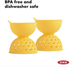 2 Piece Silicone Egg Poaching SET