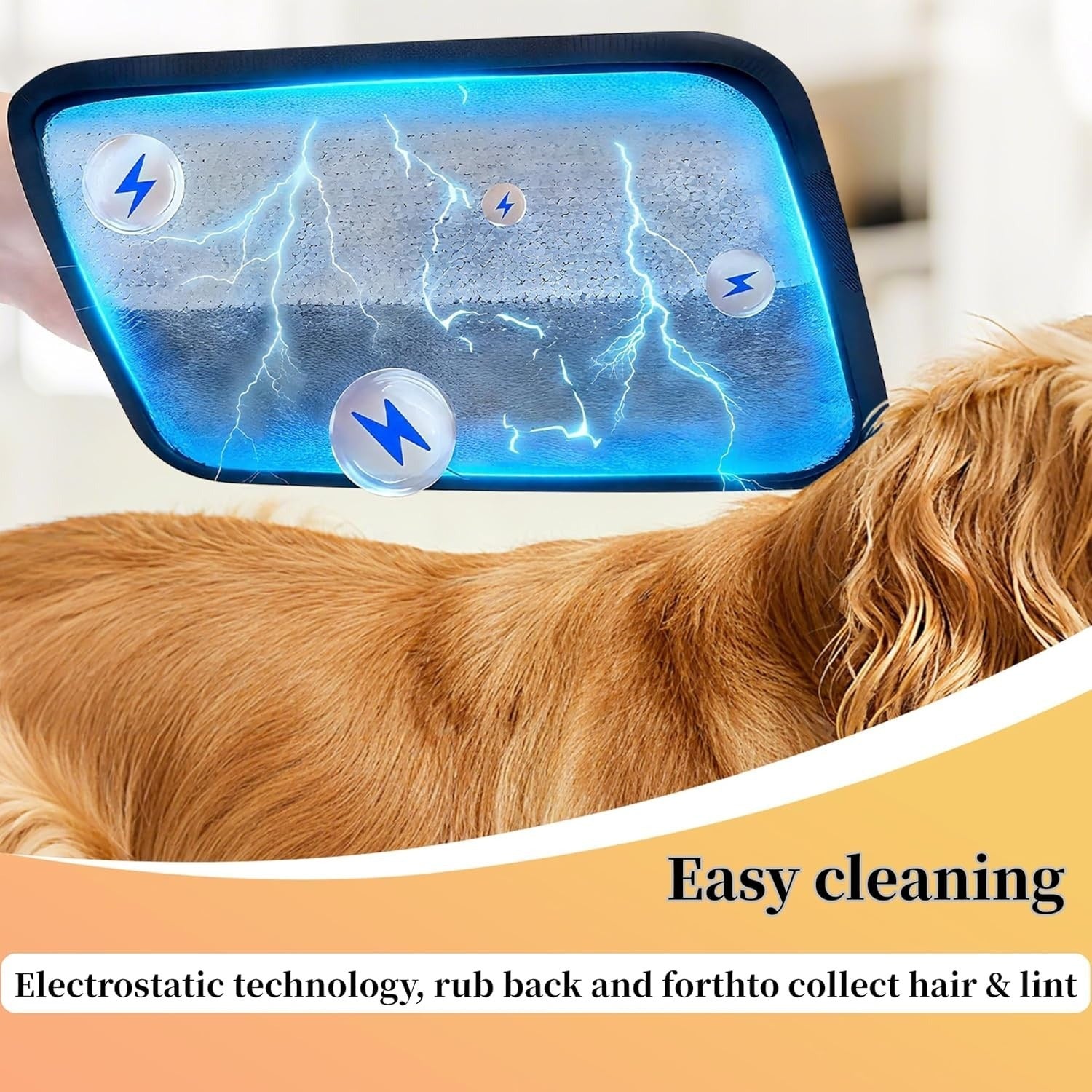 Pet Hair Remover Grooming Mitt Static Lint Fur Remover for Couch Carpet Car