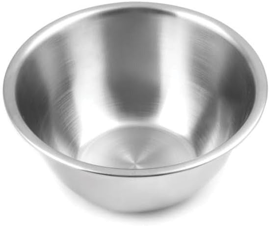 2.75-Quart Stainless Steel Mixing Bowl, 9 x 9 x 4 inches, Metallic