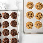 Half Sheet - USA Made Aluminum Commercial Quality Sheet Pan for Baking or Roasting, Encapsulated Galvanized Steel Rim Prevents Warping