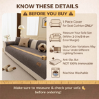 Luxury Removable Sofa Cover – Soft, Non-Slip & Washable Slipcover for Sectional, Loveseat & Couch