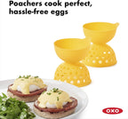 2 Piece Silicone Egg Poaching SET