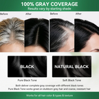 Limer 6-in-1 Instant Hair Dye Shampoo – Ammonia-Free Gray Coverage, 10 Colors