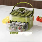 50-Cube Ice Cube Tray with Easy Press Lid Double Layer Ice Maker Mold