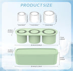 cup accessories silicone ice cube mold tray with lid for 20-40 oz tumbl