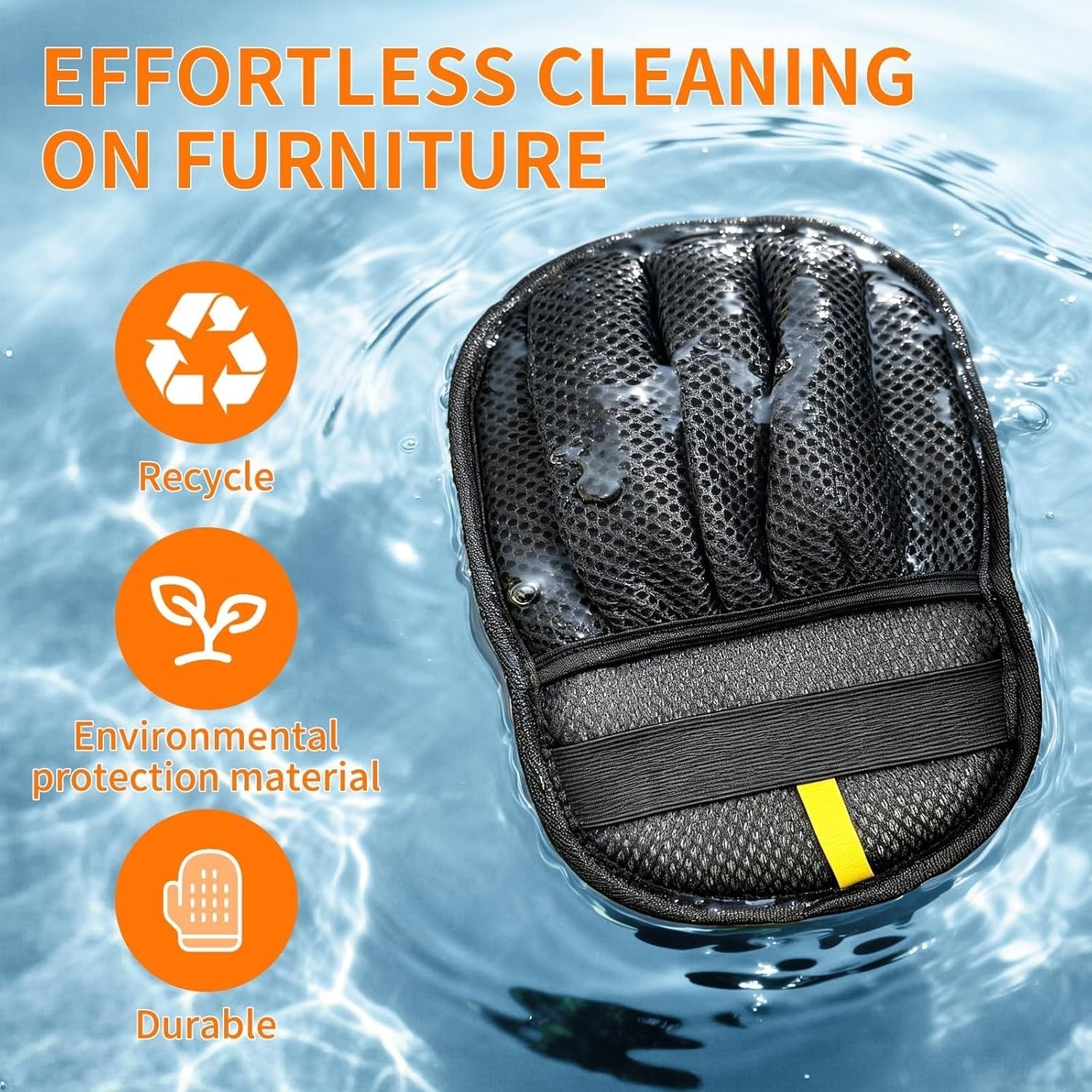 Pet Hair Removal Glove for Dogs Cats Efficient Pet Hair Remover for Furniture