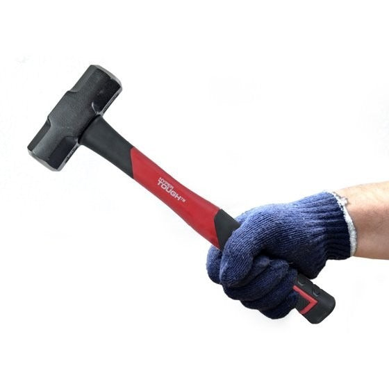 Hyper Tough 4 lb Sledge Hammer Fiberglass Handle