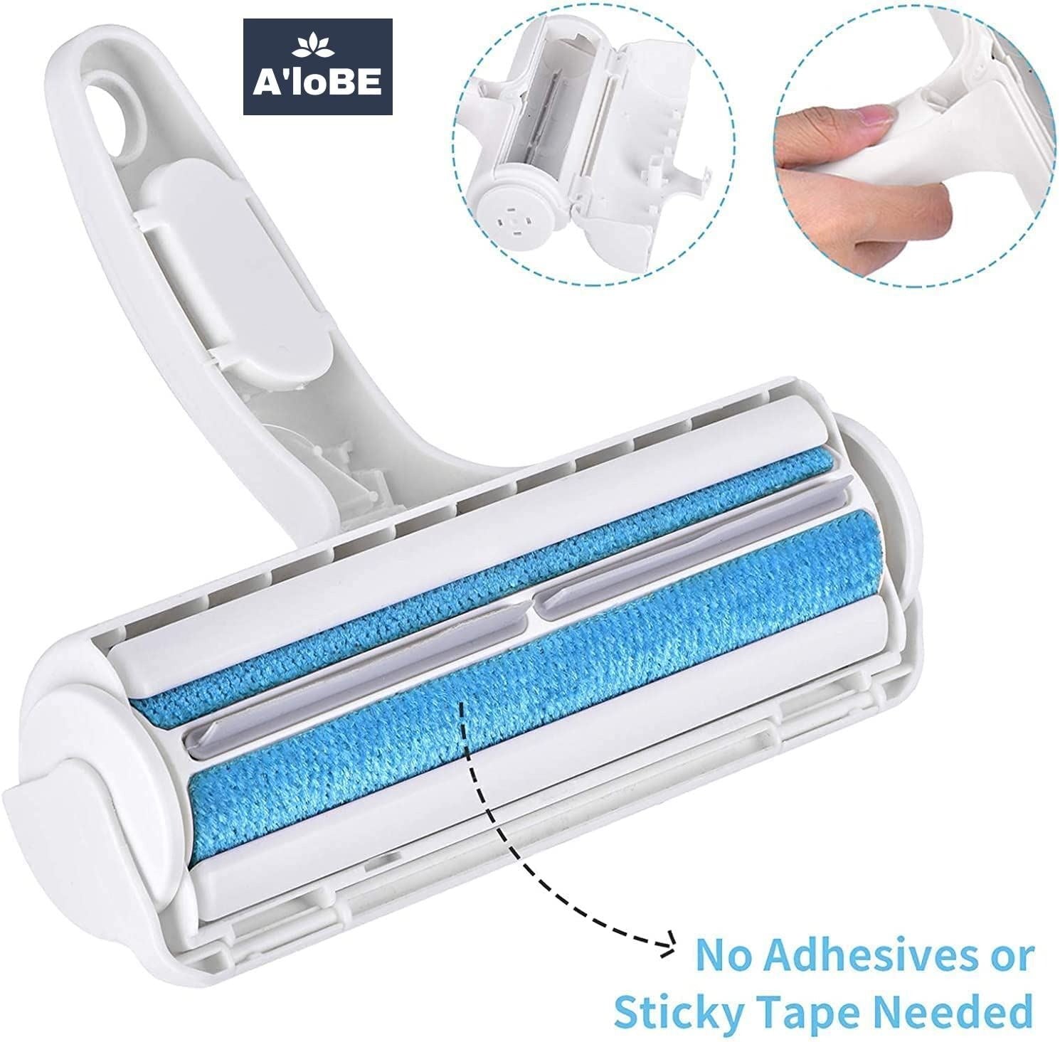 Reusable Pet Hair Remover Roller for Dogs Cats Furniture Clothes Car Seats A’l