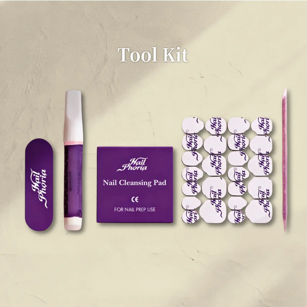NailPhoria Golden Halo Press-On Nails – Handmade, Reusable & Salon-Quality