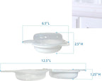 Microwave Egg Cooker/Poacher - Easy Scrambled Omelet Maker & Breakfast Cookware