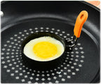 3.5" Egg Rings Set of 4 with Silicone Handle, Large Ring for Frying Eggs, Round Mold for English Muffins
