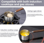 stainless steel mini pot - butter warmer