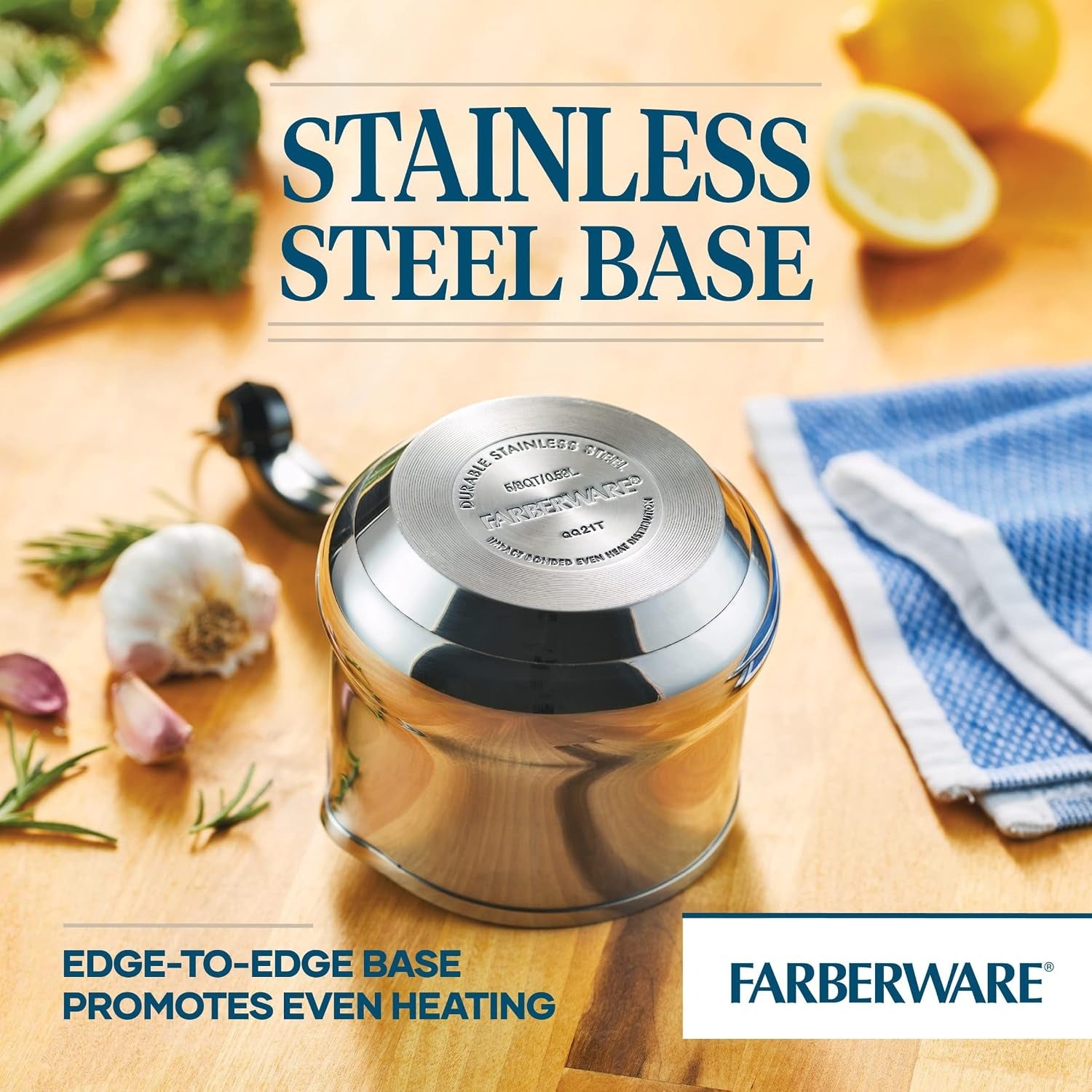 Stainless Steel Butter Warmer & Melting Pot – Even Heating, Oven Safe, Easy Pour Spout