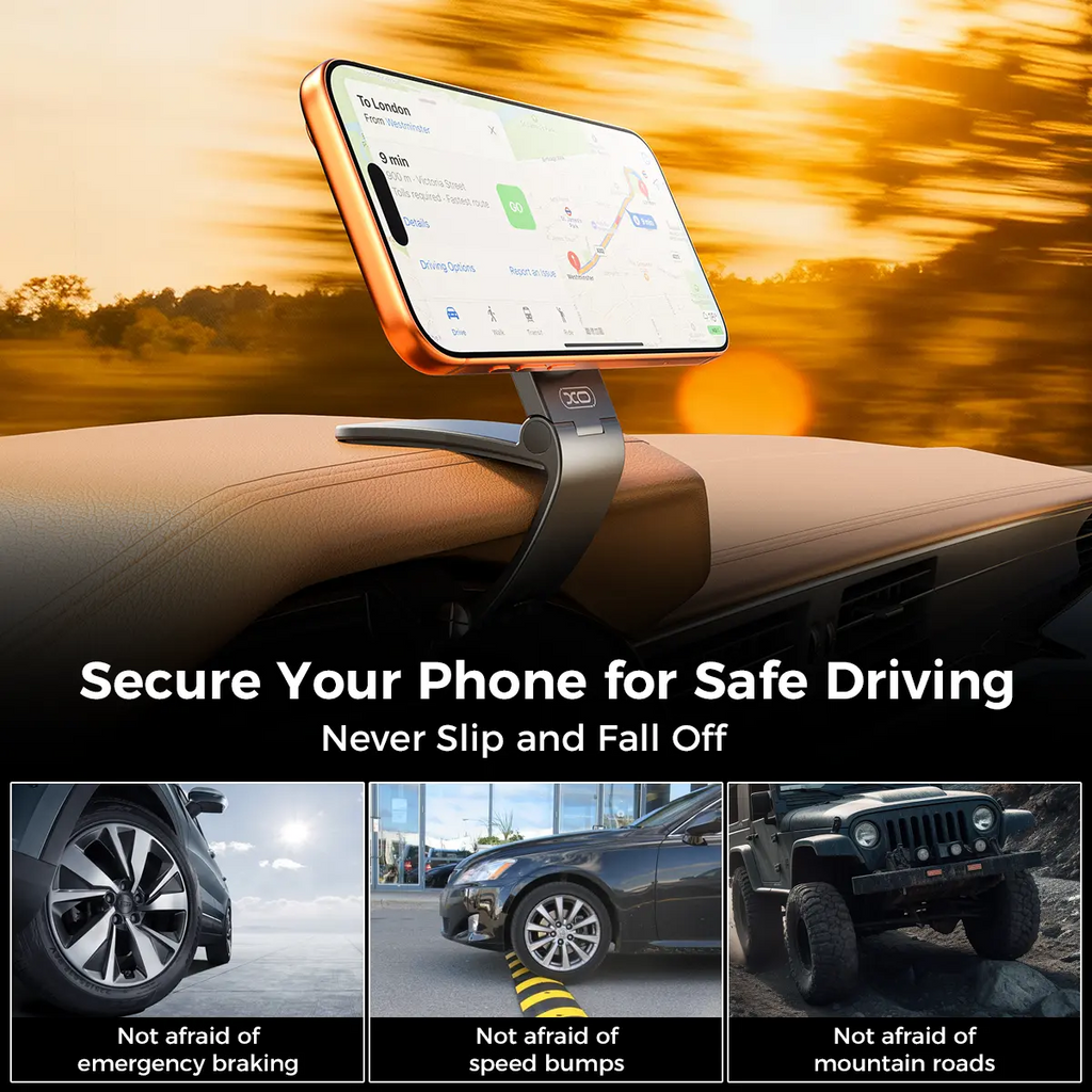 MagSafe Car Phone Mount – 360° Adjustable Magnetic Holder for iPhone 17/16/15/14/13/12