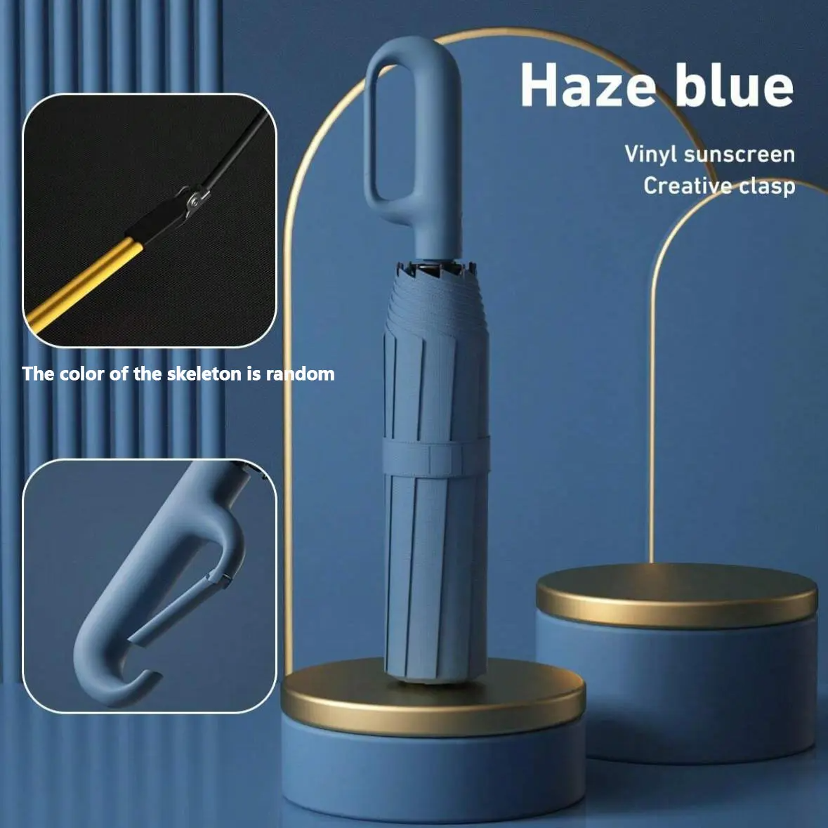 Automatic Folding Umbrella – Windproof & Waterproof Travel Umbrella for Men & Women