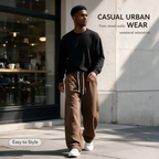 4-Pack Wide-Leg Sweatpants – Ultra-Soft Athletic Pants for Gym, Running & Basketball