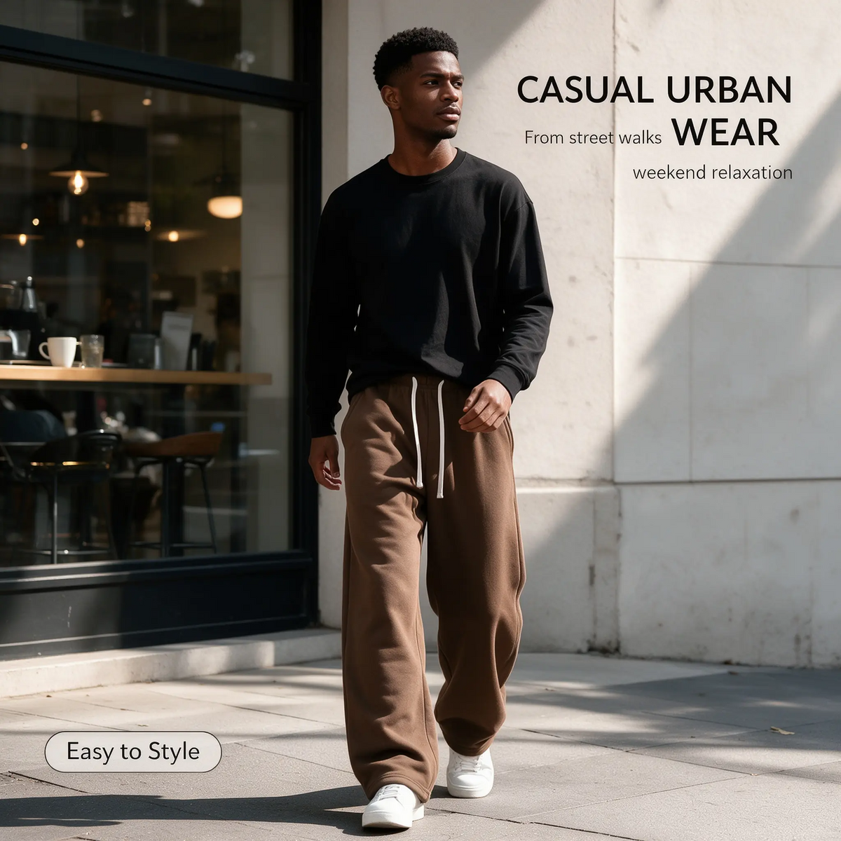 4-Pack Wide-Leg Sweatpants – Ultra-Soft Athletic Pants for Gym, Running & Basketball