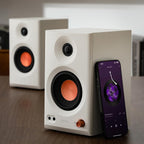 Powered Studio Monitor Speakers, Hi-Res Audio Certified Bluetooth V5.4 Active Bookshelf Loudspeakers