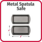 Nonstick Loaf Pan 8 x 4-Inch Heavy-Duty Steel Bakeware with Easy-Clean Non-Stick Coating, Oven & Dishwasher Safe Pan for Meatloaf Breads Lasagnas Casseroles & More