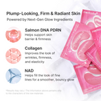 PDRN Pink Collagen Jelly Eye Mask – Hydrogel Eye Patches with PDRN, Collagen & NAD+