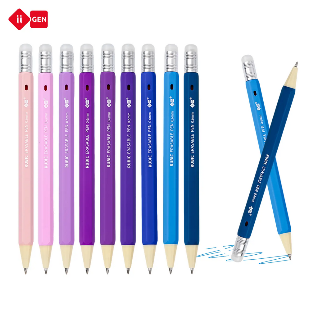 Erasable Gel Pens – 0.6mm, 36 Colors, Hexagonal Grip