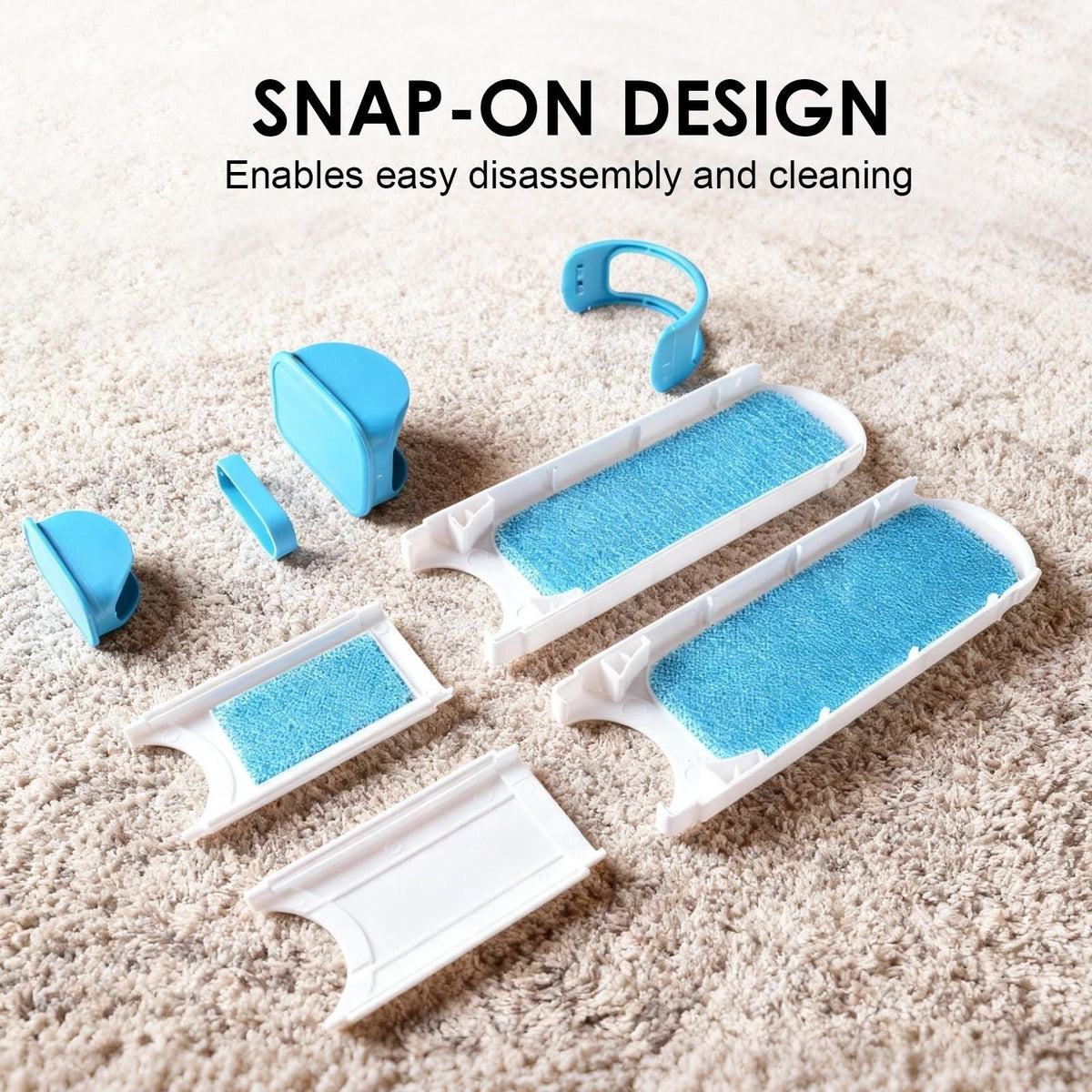 Reusable Double-Sided Lint Brush - Pet Hair Remover for Dogs Cats