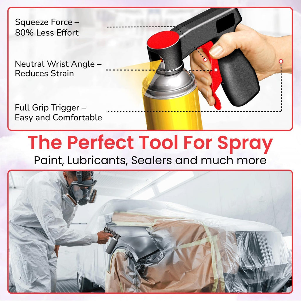 Instant Aerosol Trigger Handle Can-Gun – 2 Pack | Converts Spray Cans into Spray