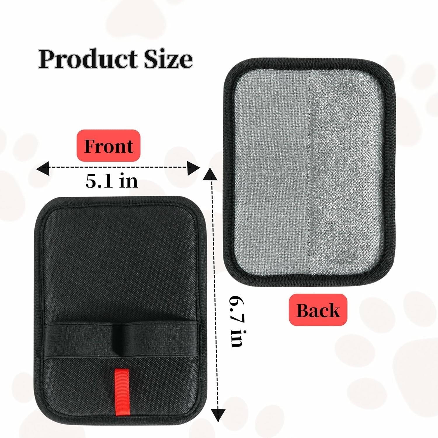 Pet Hair Remover Grooming Mitt Static Lint Fur Remover for Couch Carpet Car