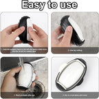 Reusable Penguin Lint Roller, Washable Adhesive Roller for Pet Hair, (Black)