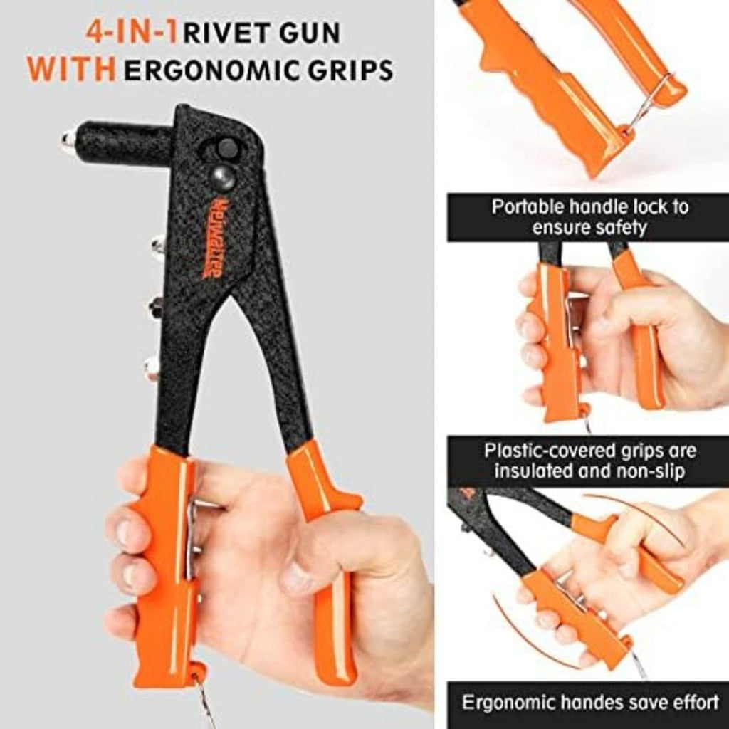 Heavy Hand Riveter Rivet Gun Professional Pop Rivet Gun Kit